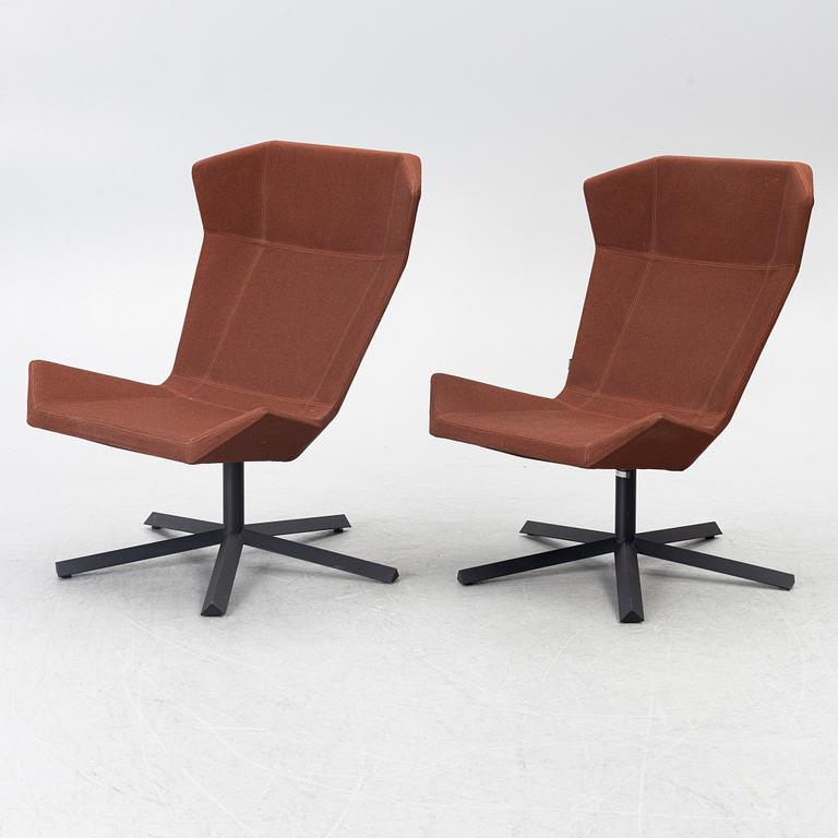 Fåtöljer, ett par, "Stealth", Johanson design, 2000-tal.