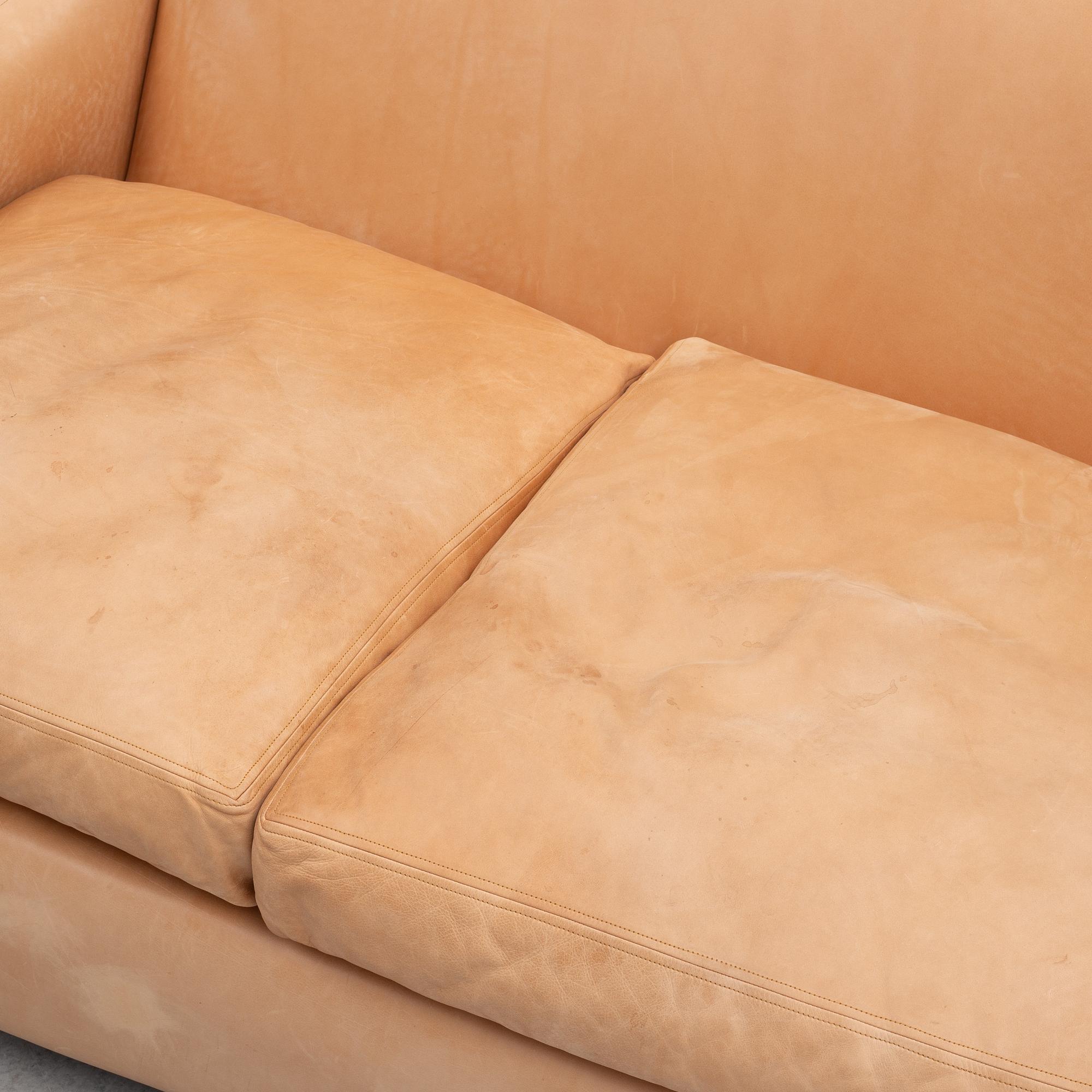 Matthew Hilton, sofa and ottoman, "Balzac", SCP, England, circa 2000.