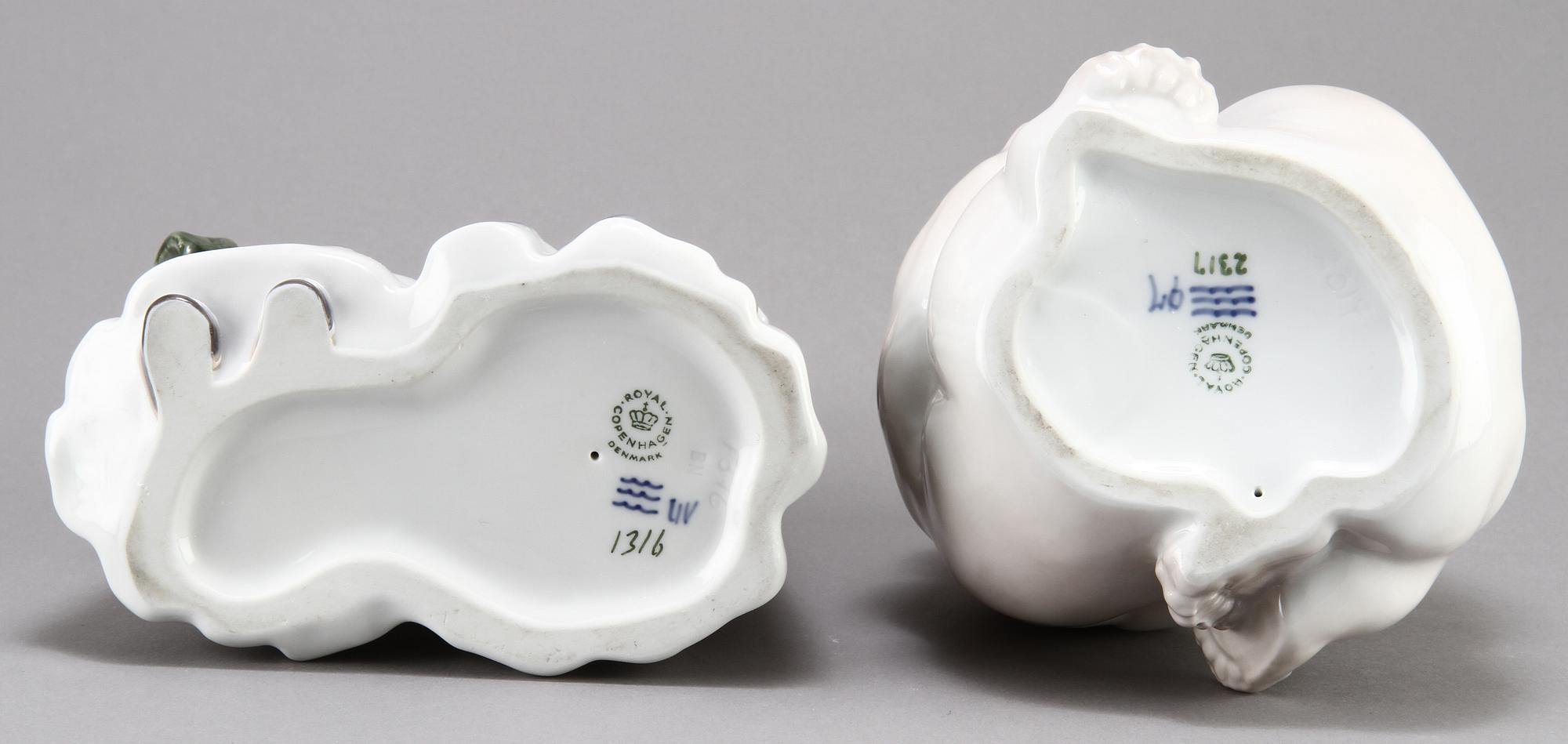 FIGURINER, 2 st, Kunglig Dansk.