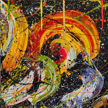 PER OLA ANDERSSON, akryl på duk, signerad.