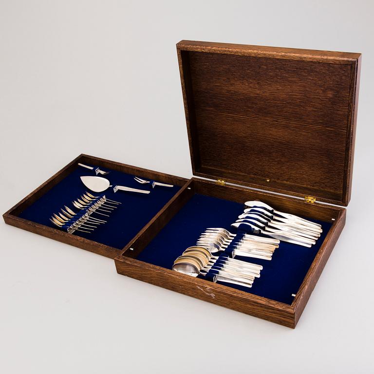 TAPIO WIRKKALA, A 33-piece set of 'Tapio' silver cutlery, Kultakeskus, Hämeenlinna, Finland 1985. Model designed in 1957.