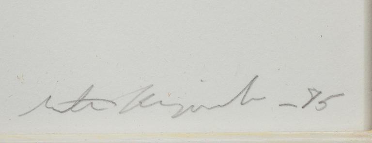 MATTI KUJASALO, serigrafi, signerad och daterad -85.