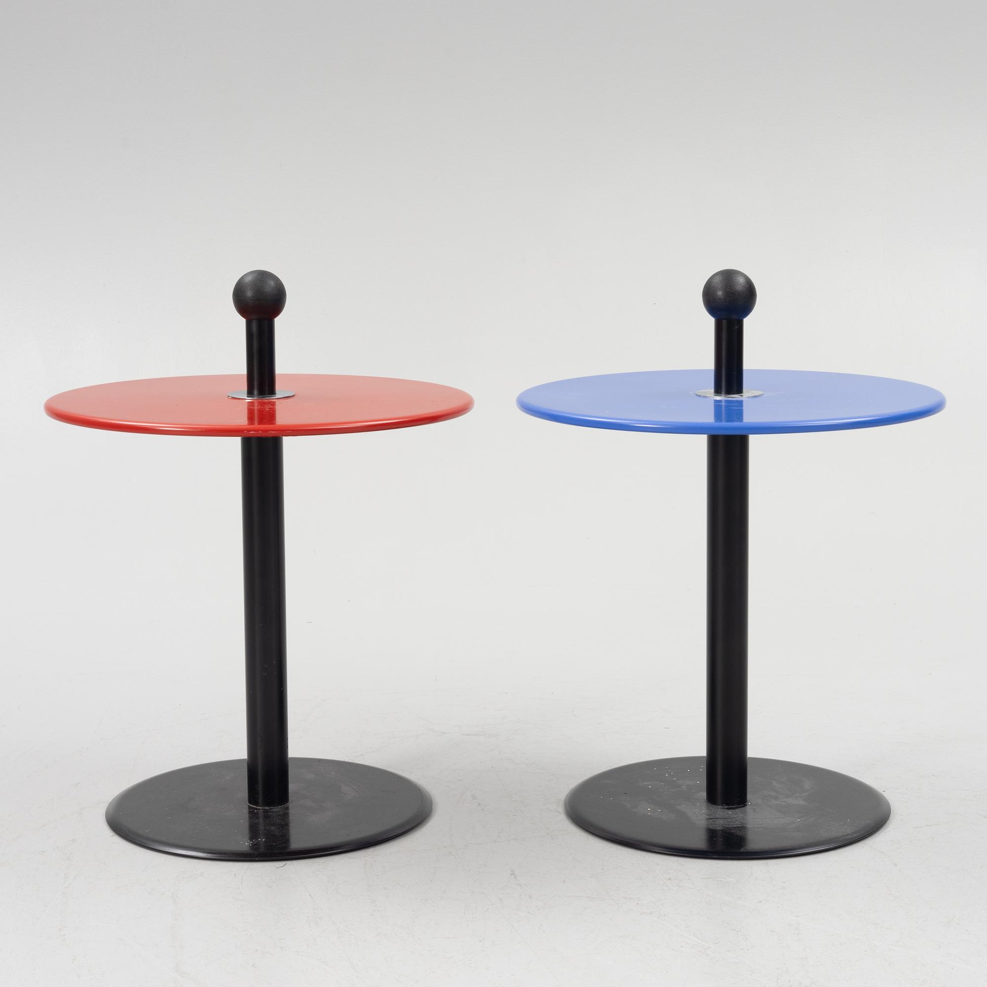 IKEA, Side tables, a pair, "Vi", IKEA, 1990s.