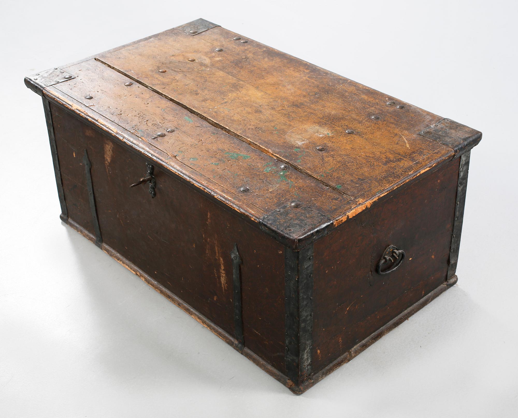 An 18th century chest.