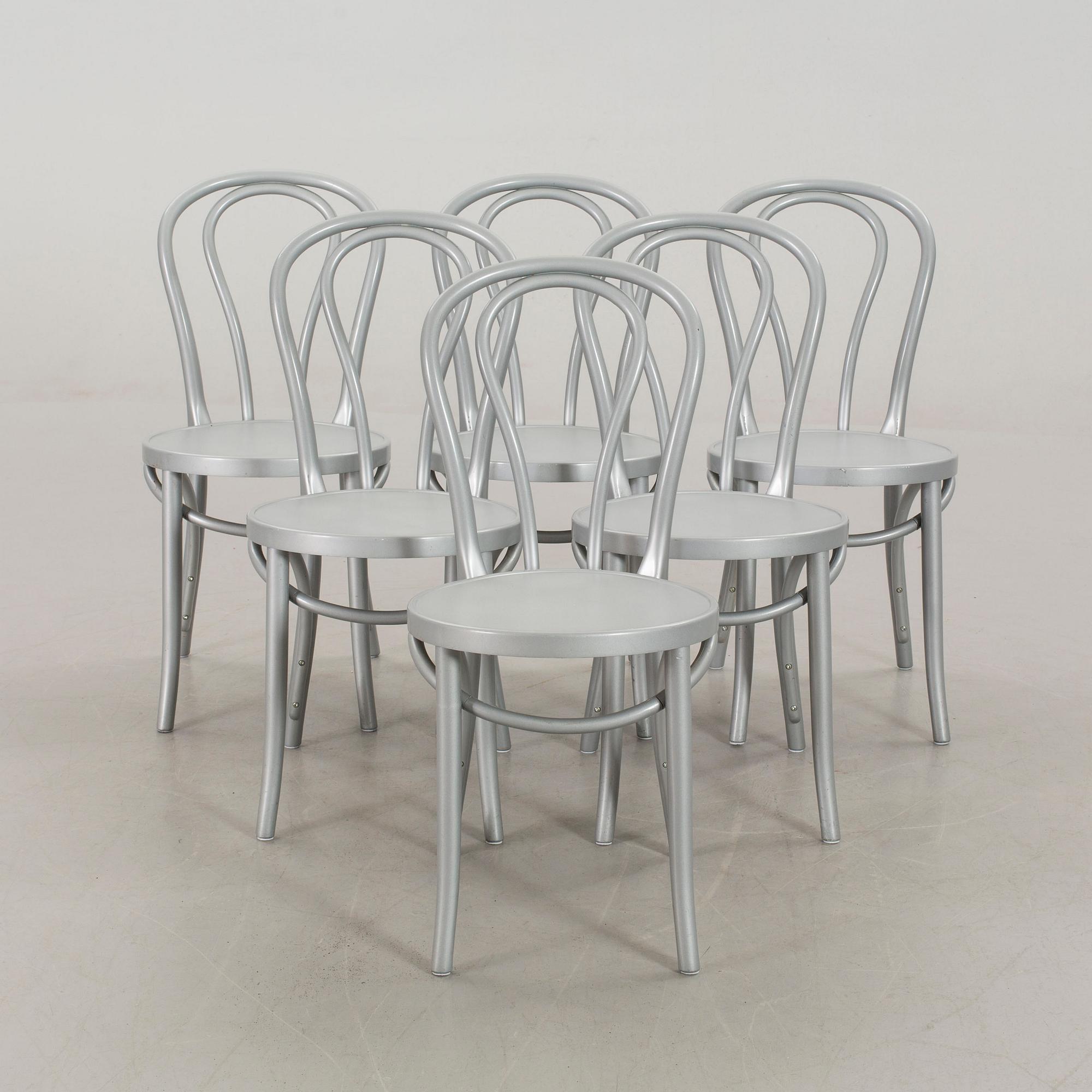 A SET OF 6 GILLIS LUNDGREN OGLA CHAIRS IKEA. Bukowskis