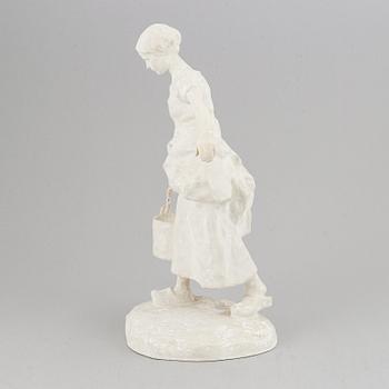 Ruth Milles, plaster sculpture. Signed and dated 1906. Height 36 cm.