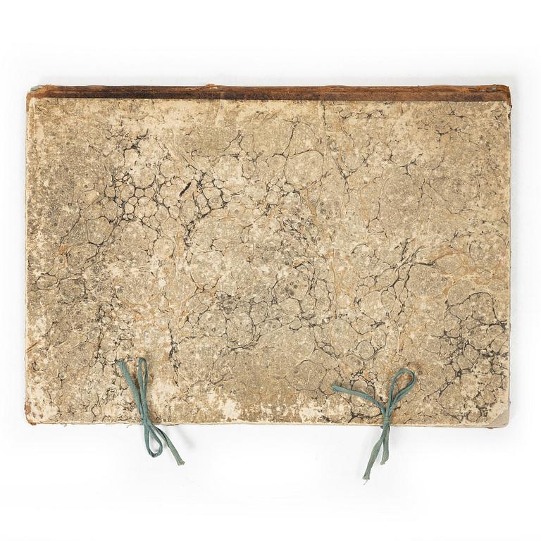 Carl Johan Fahlcrantz, Sketchbook with 28 topographical pencil drawings.