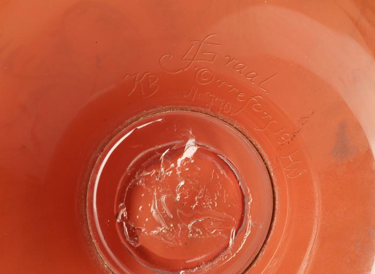 SIMON GATE, vas, Orrefors 1919. Graal,