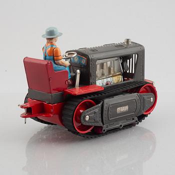 Toy, Piston Action, "Tractor", T.N., Japan, 1950s/60s.