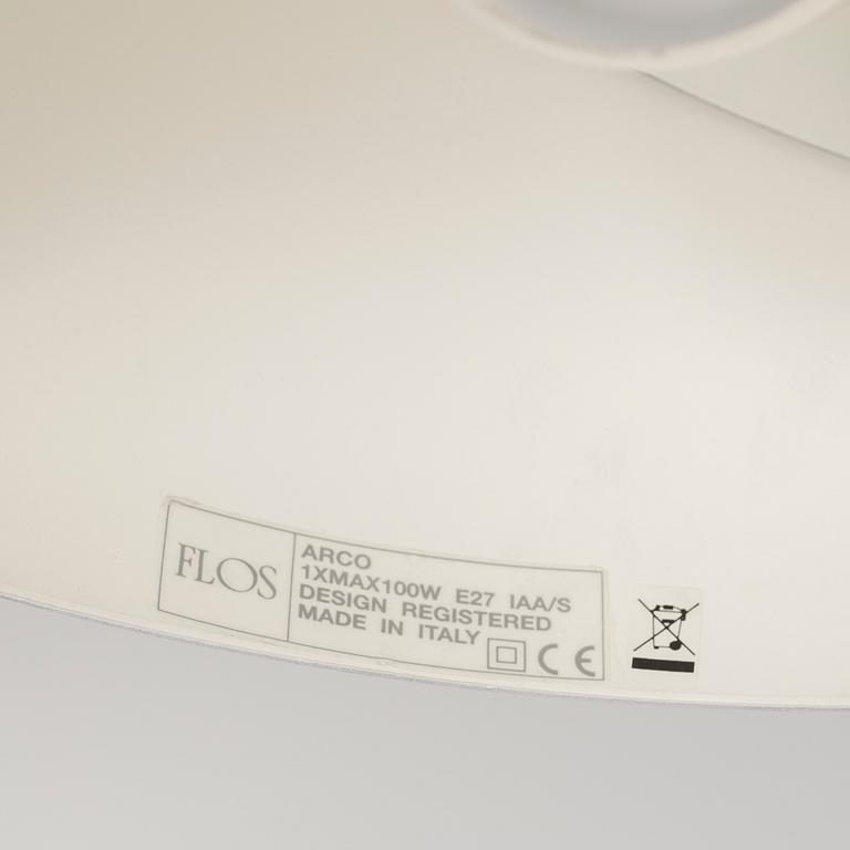 GOLVLAMPA, "Arco", Achille och Pier Castiglioni, Flos, Italien.