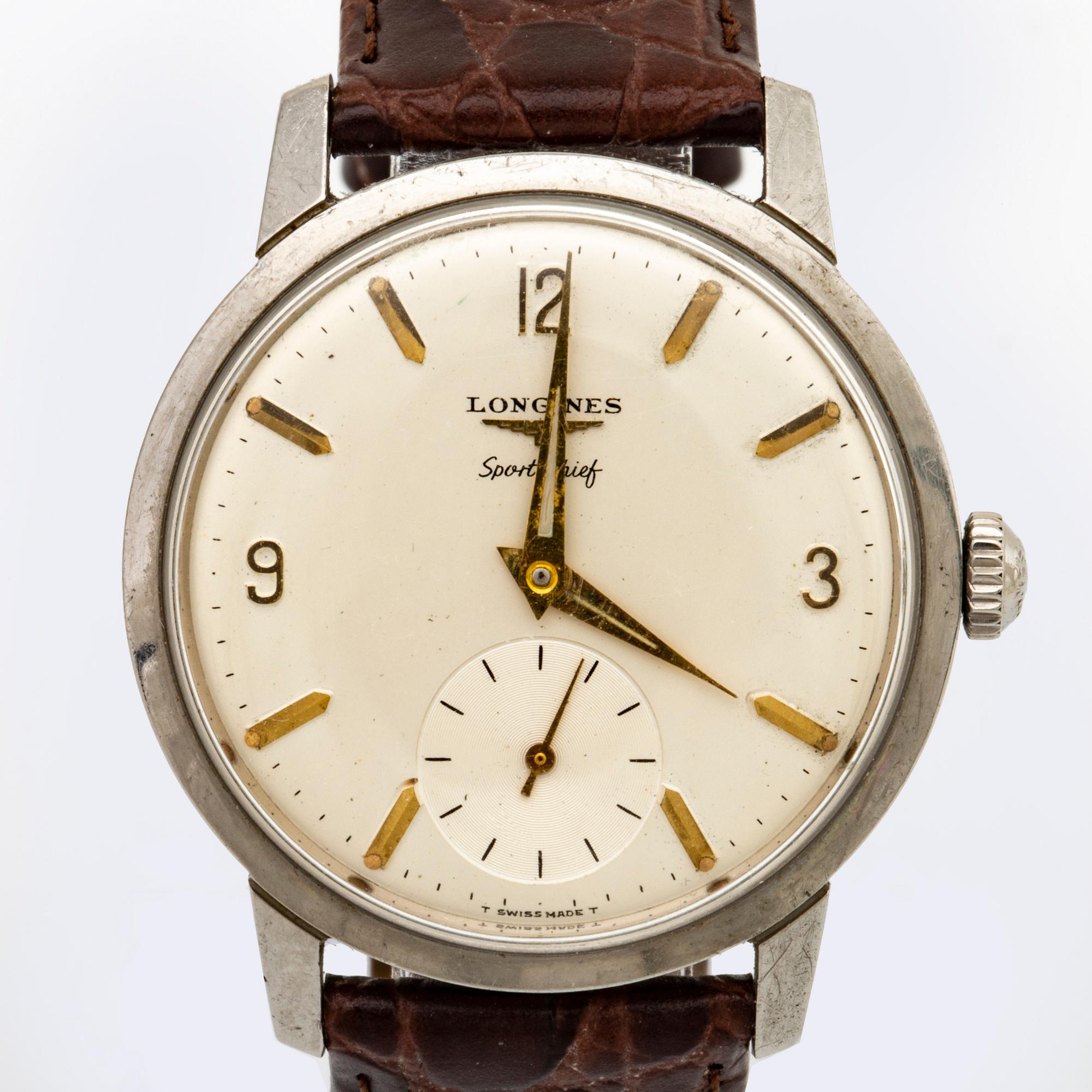 Longines Sport Chief wristwatch 35 mm. Bukowskis