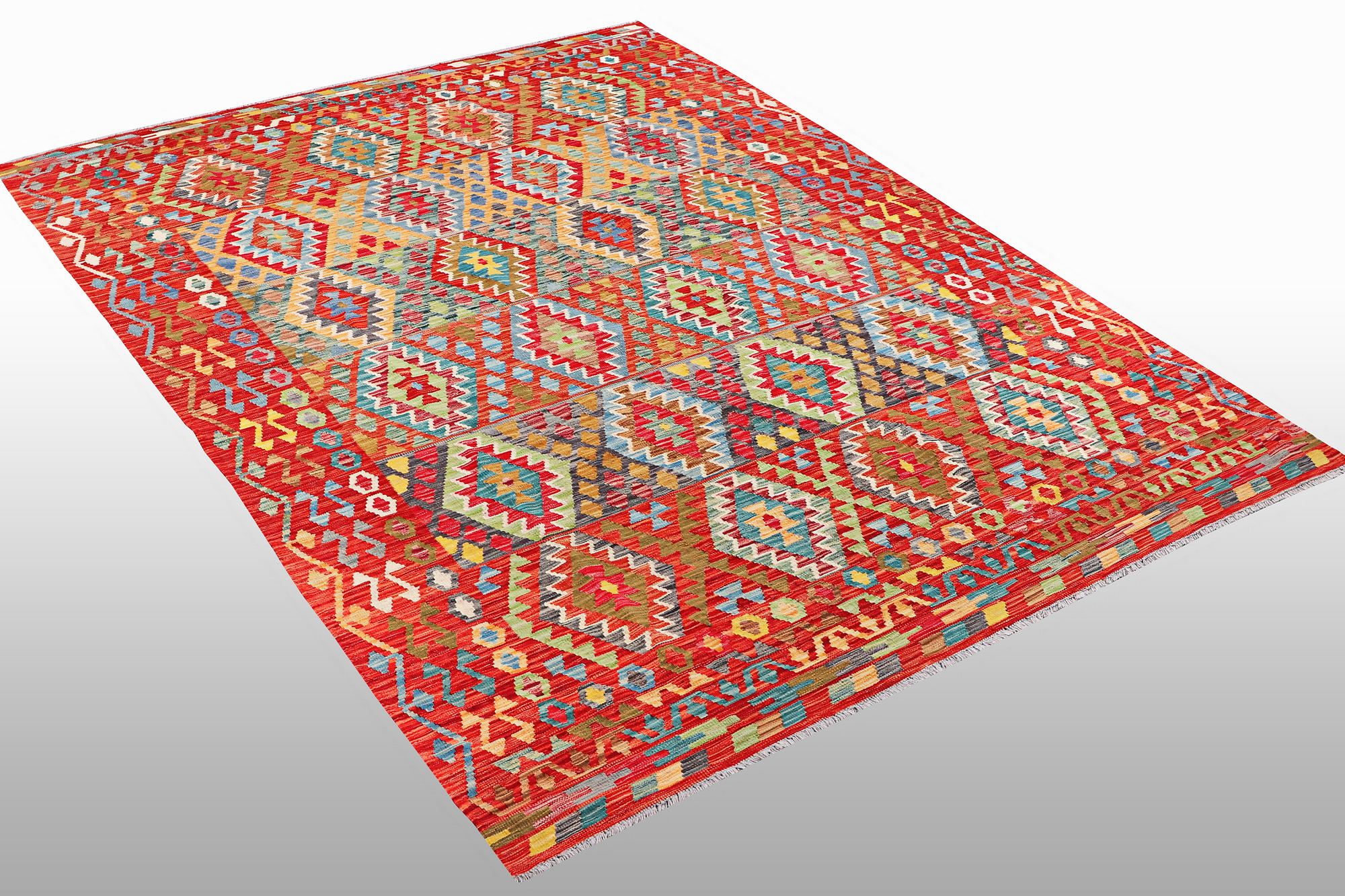 A carpet, kilim, ca 297 x 202 cm.