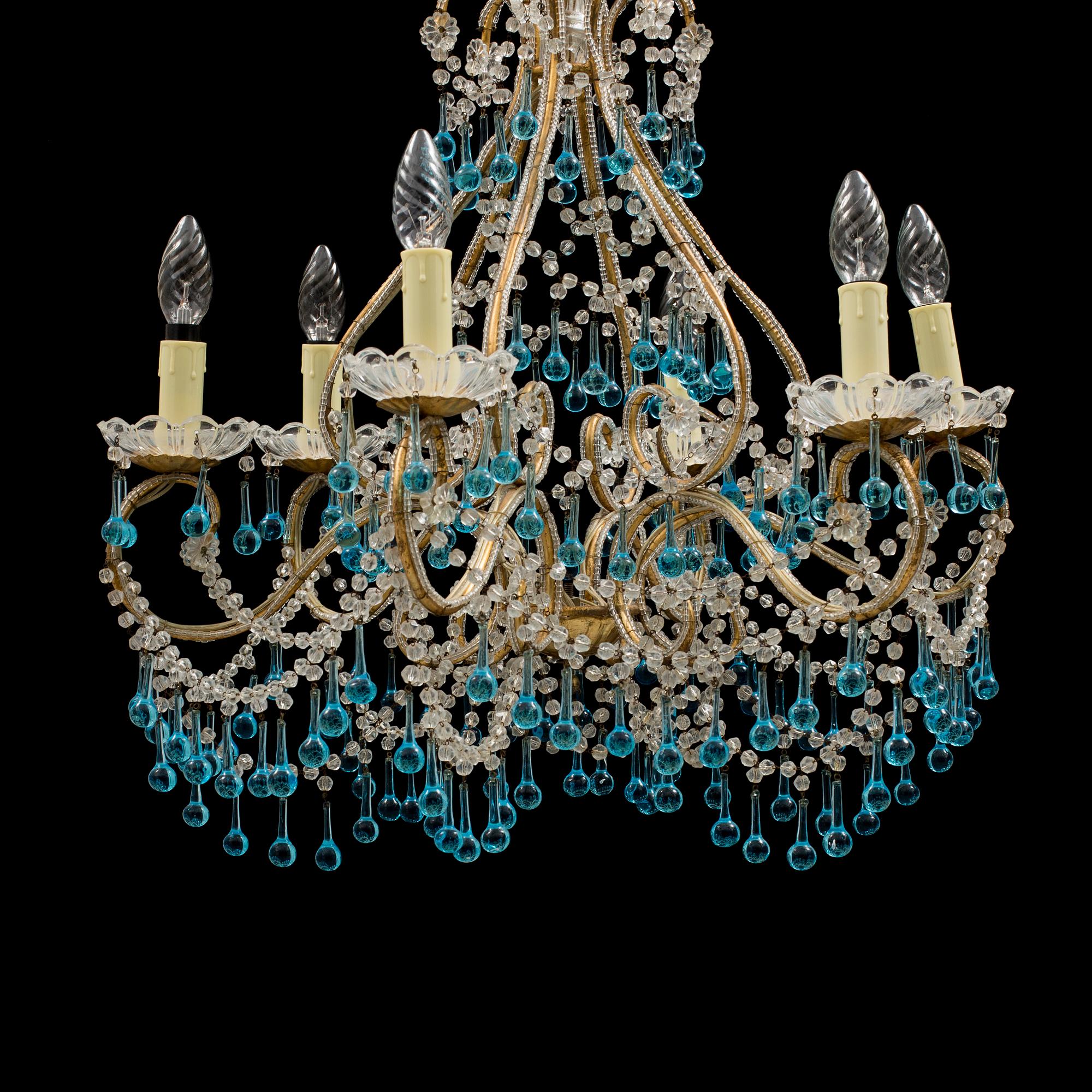 A 1930's/40's chandelier.