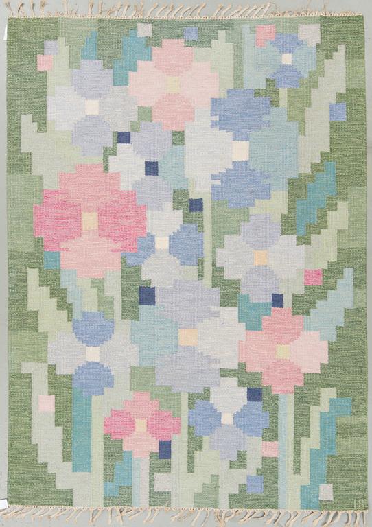 MATTA, rölakan, signerad IS (Ingegerd Silow), ca 231 x 168 cm.