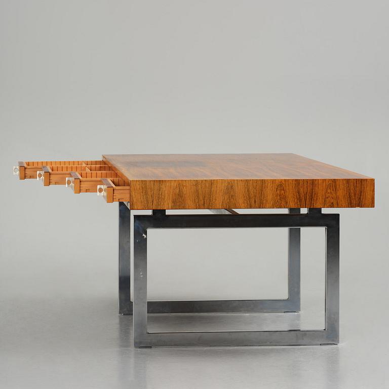 A rosewood office set, Echo, Switzerland, 1970s-80s.