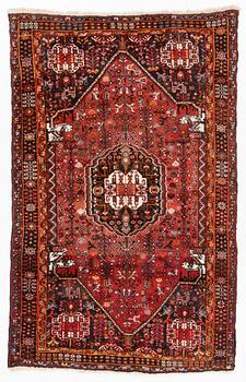 A rug, old, Qashqai, ca. 242 x 151 cm.