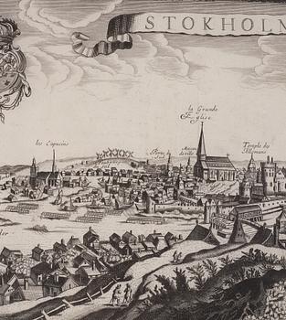 Gerard Jollain, a map, engraving, Paris, France, c. 1678.