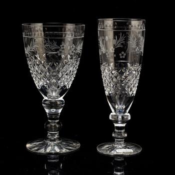 GLASSERVIS, 68 delar, "Elvira Madigan", Kosta Boda.