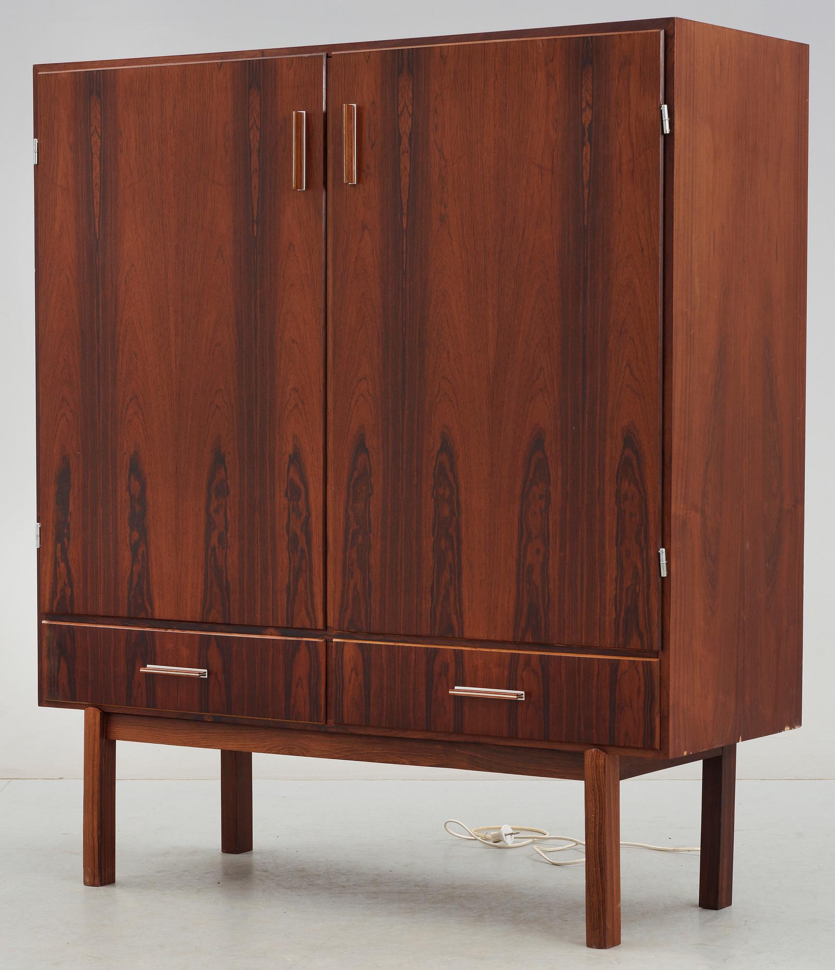 BARSKÅP, Axel Christensen, Odder Möbelfabrik, Danmark, 1960-tal.