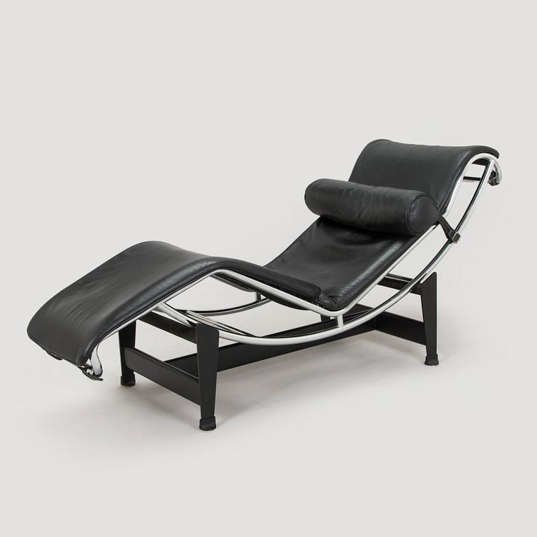 Charlotte Perriand & Le Corbusier, an 'LC4' lounge chair, Cassina, Italy.