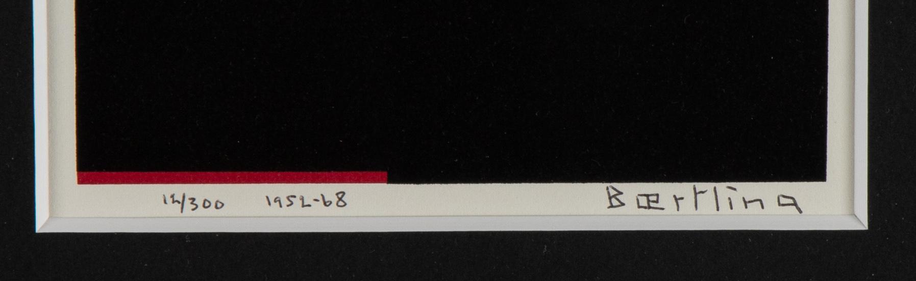 Olle Baertling, silkscreen in colors, 1952-68, signed and numbered 12/300.