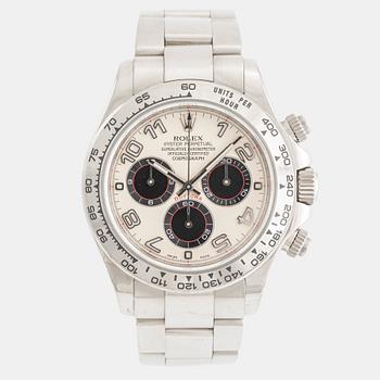41. Rolex, Cosmograph, Daytona, "White Arabic Panda Dial", chronograph, ca 2010.