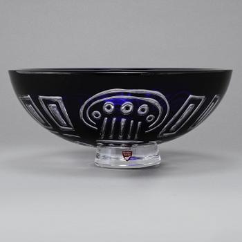 SKÅL, glas, Lars Hellsten, Orrefors Gallery, 1988.