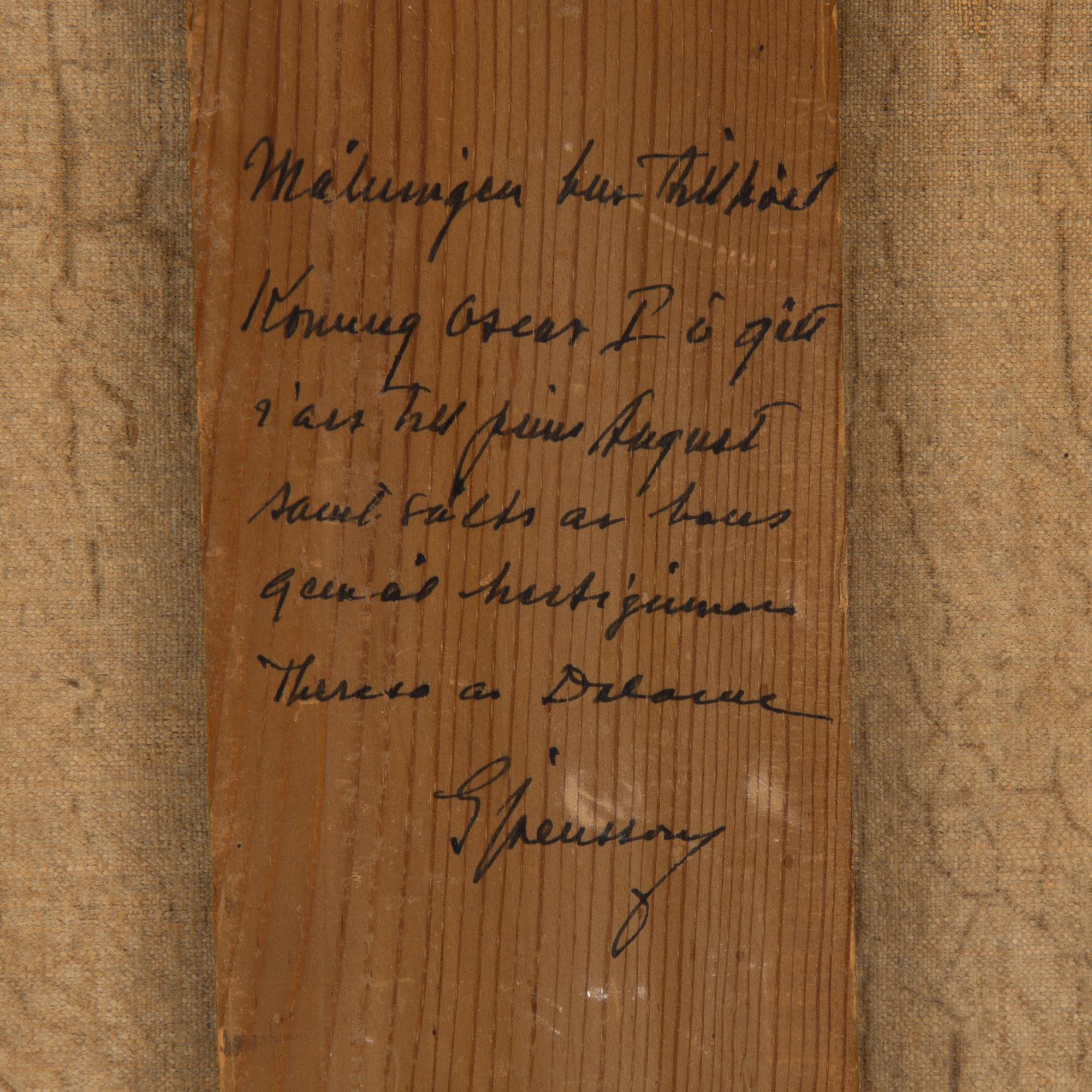 JOHAN CHRISTIAN BERGER, olja på duk, signerad JB och daterad 1842.