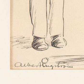 ALBERT ENGSTRÖM, ink on paper, signed.