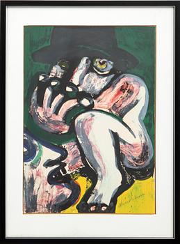 Bengt Lindström lithograph signed and numbered 50/150.