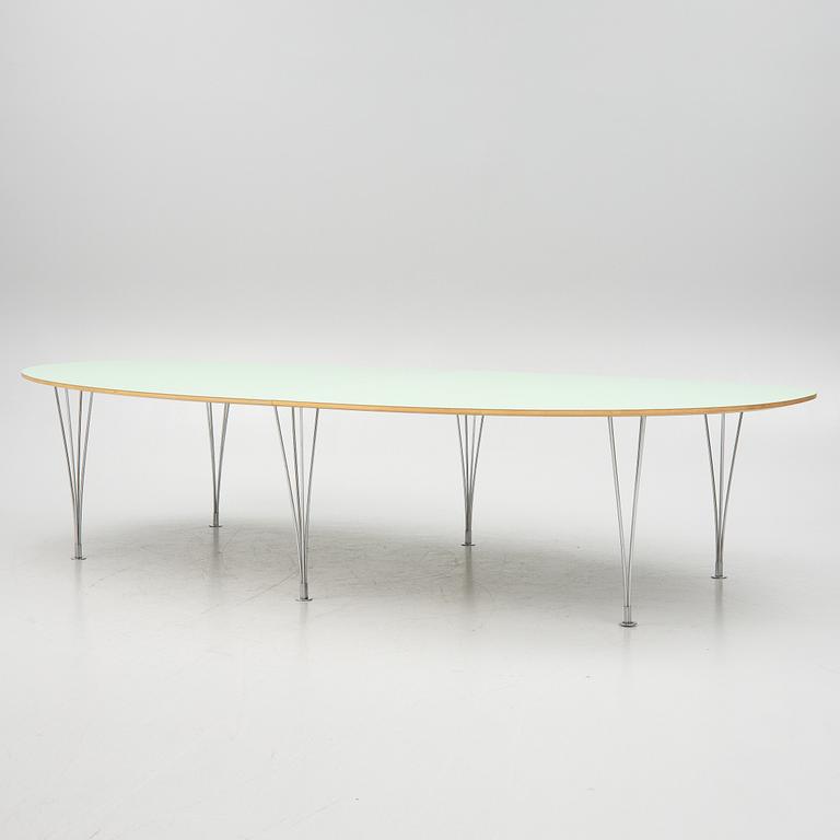 Bruno Mathsson, Piet Hein, dining table, "Superellipse", Bruno Mathsson International.