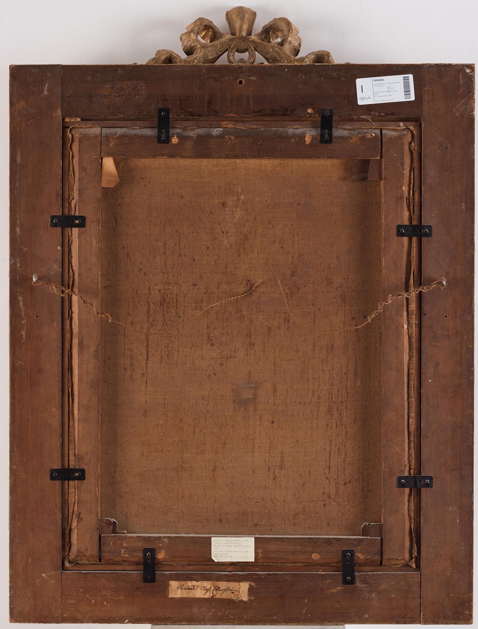 Per Krafft d.ä., ”Carl Cederström” (1706-1793).