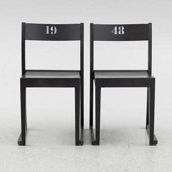 Sven Markelius, "The Orchestra Chair" 10 pcs, mid-20th century.