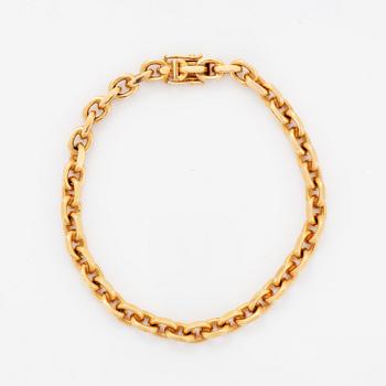 Armband 18K guld ankarlänk.