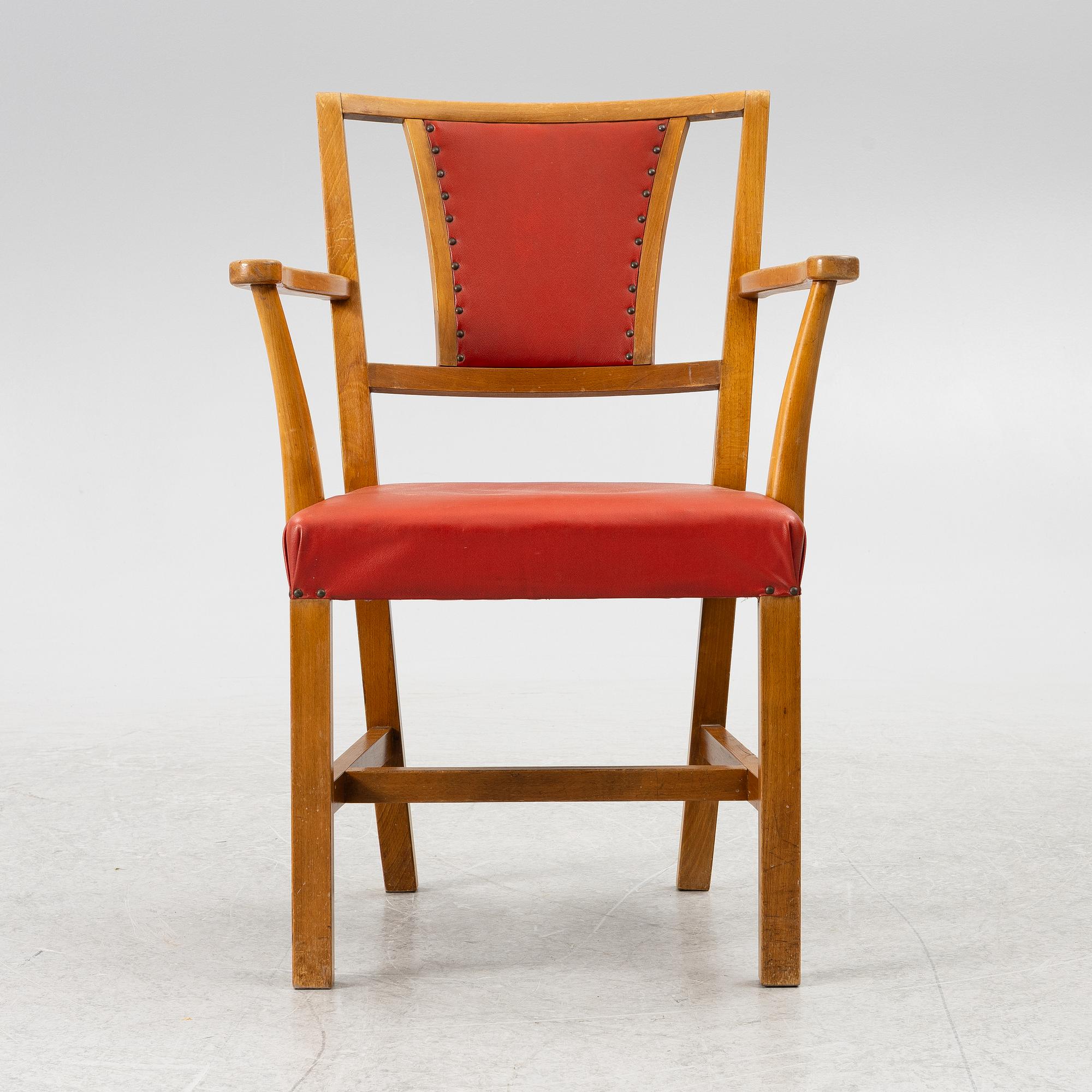 Josef Frank, a model B2163 armchair, Svenskt Tenn.
