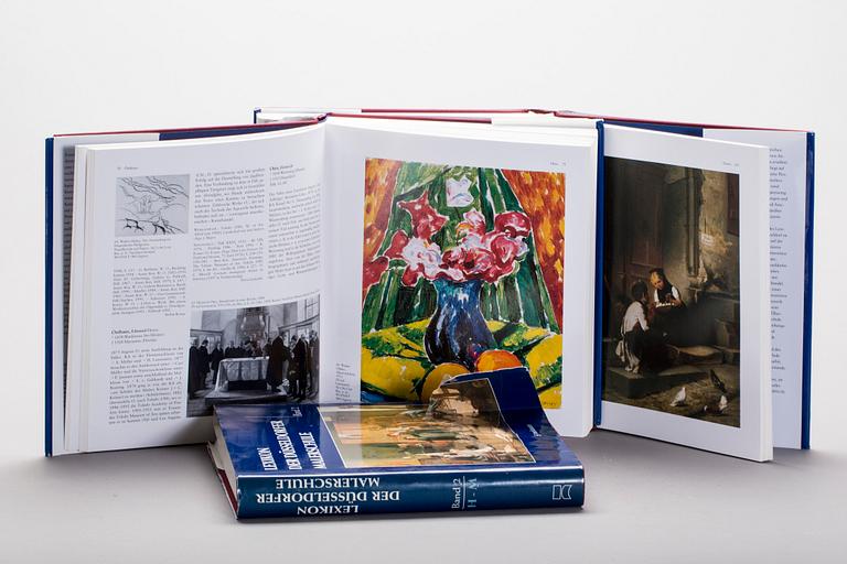 BOK. Lexikon der Düsseldorfer malerschule, 1819-1918, 3 bd.