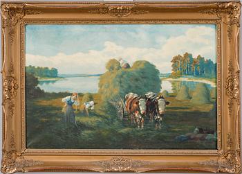 KAREL DOHNALEK tillskriven, olja på duk, sign.