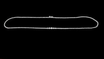 COLLIER, 18k vitguld med briljantslipade diamanter, 3.78ct. Vikt 7 g.