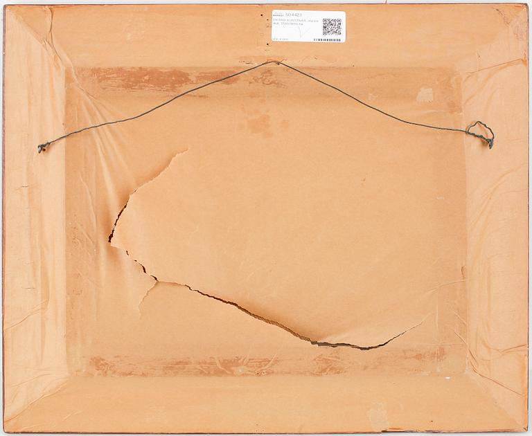 OKÄND KONSTNÄR, olja på uppfodrad duk, ej signerad, 1700-tal.