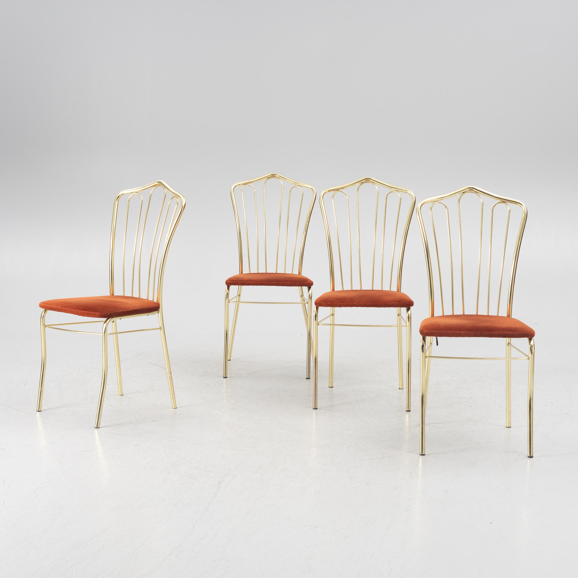 Dining group, 5 pieces, Italy, 1980s.