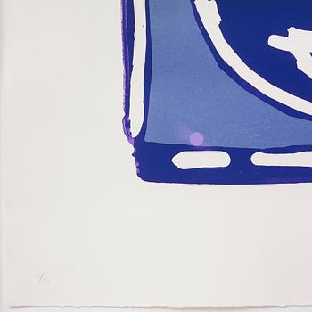 Jasper Johns, "Figure 9", ur "Color Numeral Series".