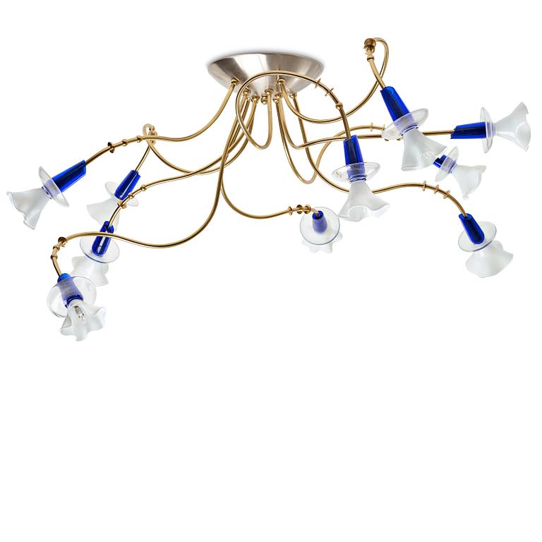 Borek Sipek, a "Principessa" ceiling lamp for Driade Italy, post 1995.