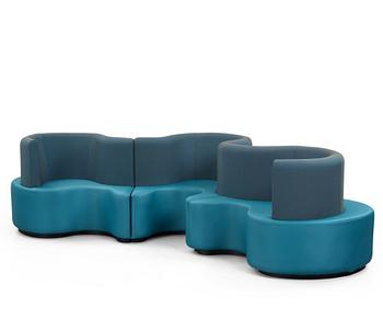 42. Verner Panton, a "Cloverleaf" sofa, Verpan international, Denmark, post 1969.