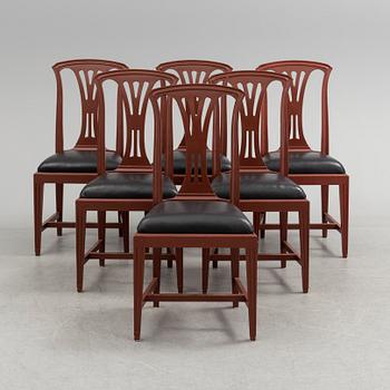 A set of six 'Fresta' chairs by IKEA, late 20th century.