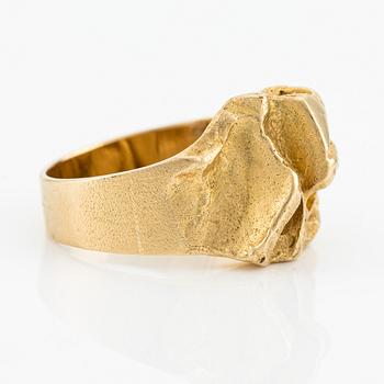 Björn Weckström, ring, "Samurai", 18K guld. Lapponia 1977.