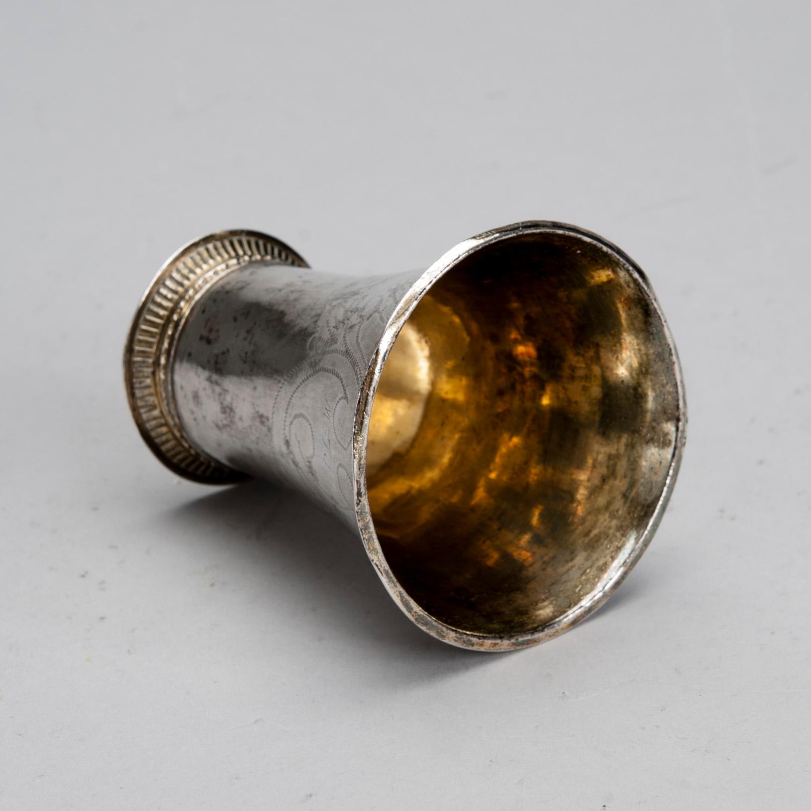 BÄGARE, silver, Brummer, Åbo, 1796. Vikt 61,4 g.