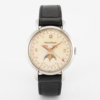 Jaeger-LeCoultre, "Triple Swedish Calendar Moonphase", wristwatch, 35 mm.