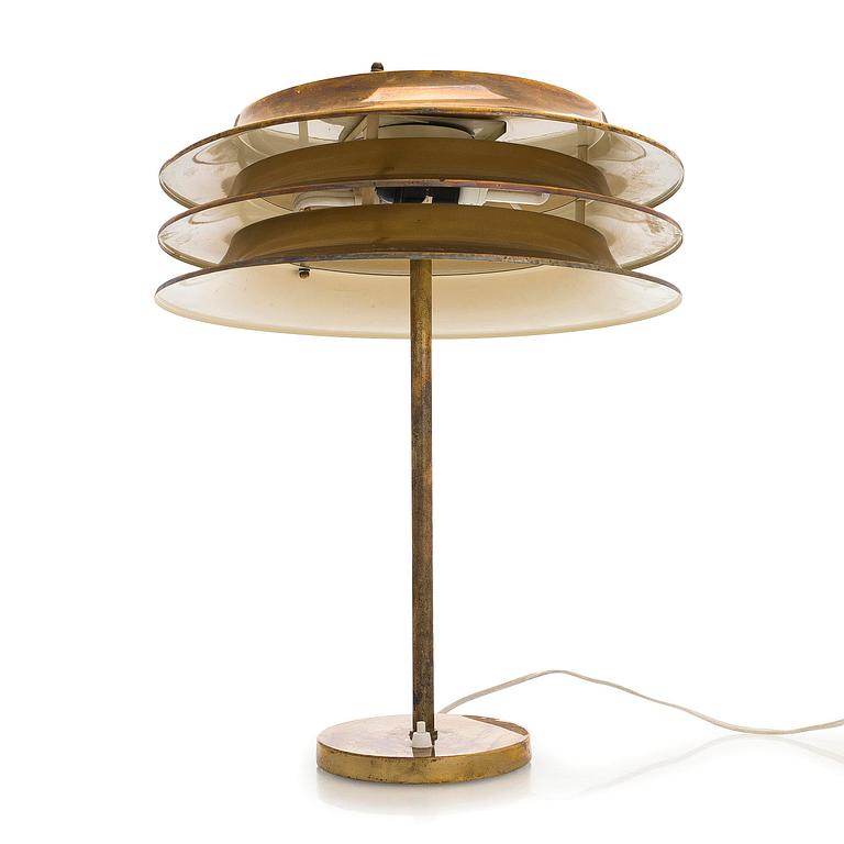 Kai Finnmark (Kai Ruokonen), a 1970s table lamp 'Palace' modell P-0161-3,  for Lynx Ltd.
