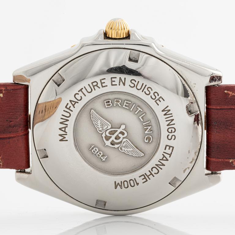 Breitling, Wings, wristwatch, 38 mm.