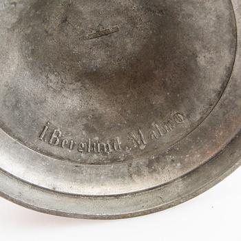 Candle holders 2 pairs, second half of the 19th century, tin.